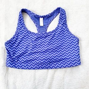 GapFit Chevron Activewear Workout Training Bra